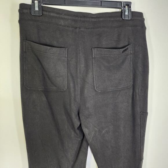 White House Black Market Womens Cargo Jogger Pant Black Small Zip Ankle Pockets - Picture 4 of 14